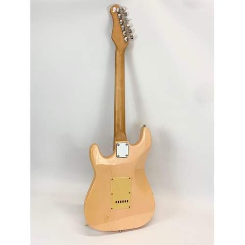 28 - An electric guitar by Westwood. 99cm