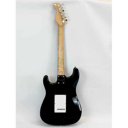 36 - An electric guitar by Burswood. 99cm