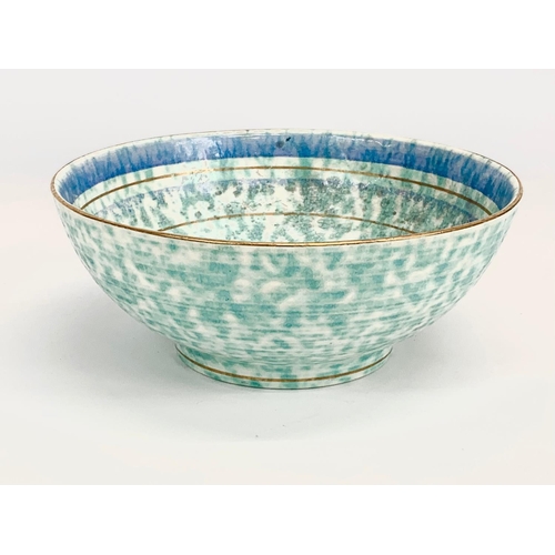 420 - A Charlotte Rhead pottery fruit bowl. Designed for Crown Ducal. Pattern 5727. 23 x 9cm