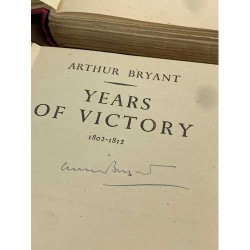 82 - 2 signed books by Arthur Bryant and a 1960 Who’s Who. The Years of Endurance 1793-1802 and Years of ... 