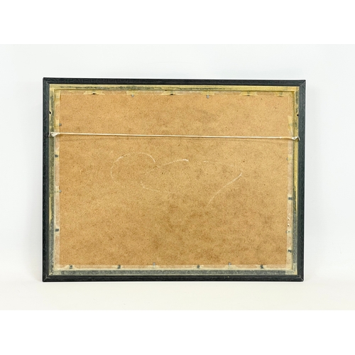 25 - A watercolour painting by G. W. Morrison. Painting measures 28.5 x 15cm. Frame measures 45 x 35cm