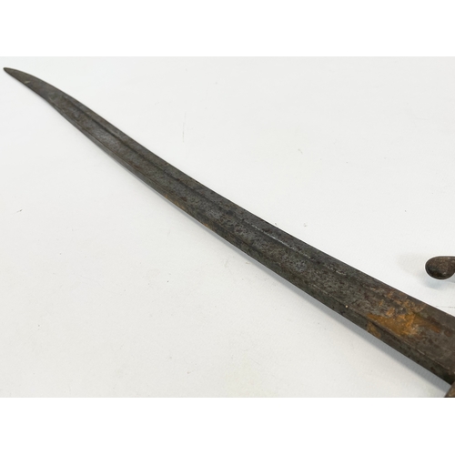 38 - A 19th century French sword bayonet. 70cm