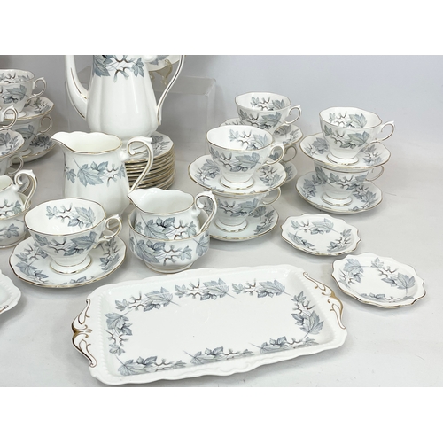 437 - A 55 piece Royal Albert “Silver Maple” coffee set.