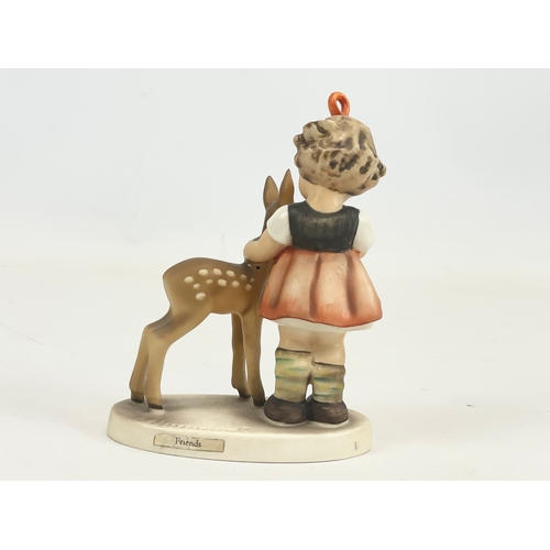 438 - An M. J Hummel Goebel pottery figure “Friends” 136/1. 1947. 13cm