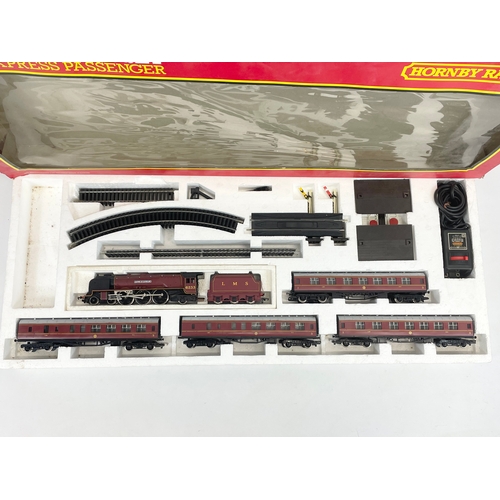 54 - A Hornby Railways Electric Train Set. L.M.S Express Passenger. Duchess of Sutherland. 83cm