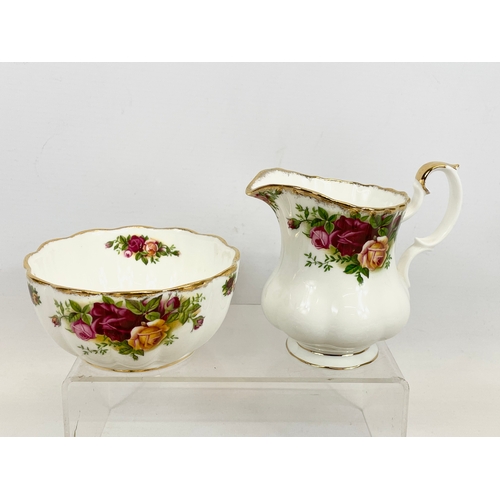 458 - A 20 piece 1962 Royal Albert Old Country Roses tea set.