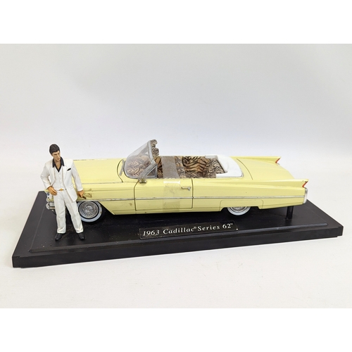 68 - Al Pacino's Scarface model of 1963 Cadillac, series 62. By Jada Toys. 37.5x18.5cm