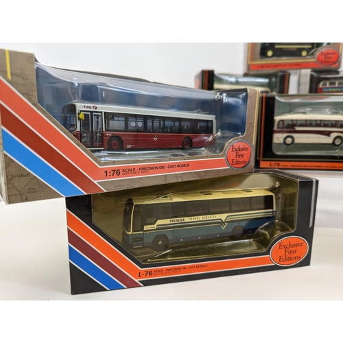 70 - 8 Exclusive First Edition model buses.