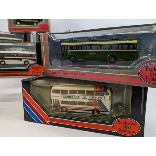 70 - 8 Exclusive First Edition model buses.