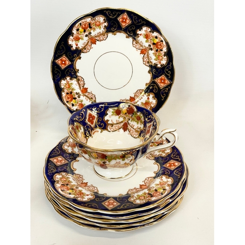 490 - A 19 piece Royal Albert “Heirloom” pattern tea set. 6 sandwich plates, 7 cups, 6 saucers