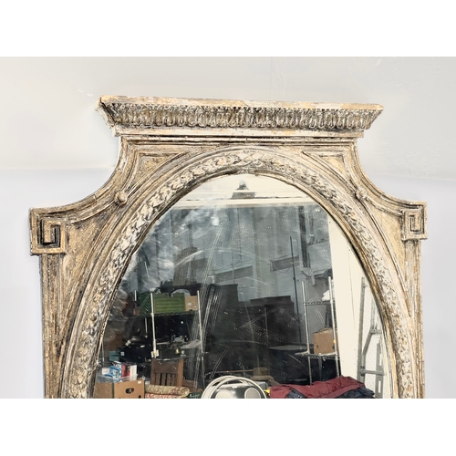 15 - A large Victorian gilt framed mirror. 83 x 111cm