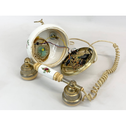 501 - A Royal Albert Old Country Roses telephone.