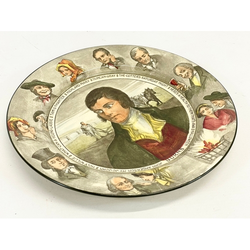 512 - 2 Royal Doulton plates. Royal Doulton Burns, Royal Doulton Ploughing. 26.5cm