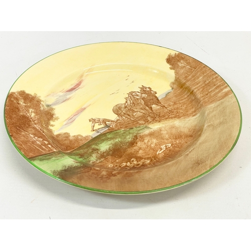 512 - 2 Royal Doulton plates. Royal Doulton Burns, Royal Doulton Ploughing. 26.5cm