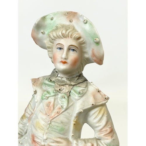 672 - A quantity of 19th century porcelain figurines. 1 by Ernst Bohne.