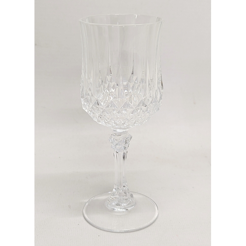 680 - A 5 piece drinks set including cut glass claret jug with 4 lead crystal glasses.