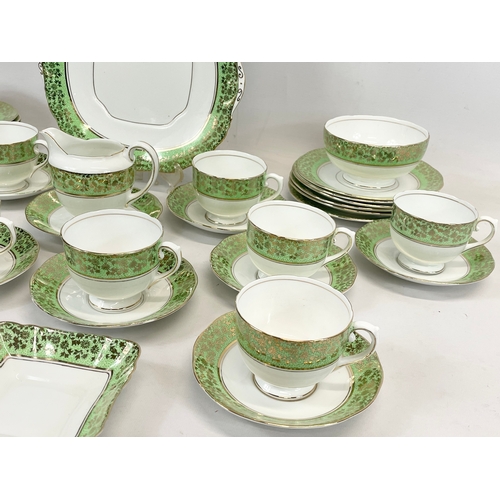 690 - A 41 piece vintage Salisbury Fine Bone China tea set.