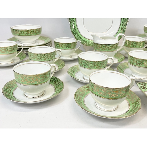 690 - A 41 piece vintage Salisbury Fine Bone China tea set.