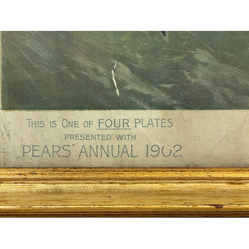 201 - An Edwardian Pears Annual 1902 print. A Breezy Day In The Mediterranean After Burkett Foster R.W.S. ... 