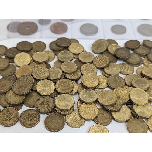 626 - A collection of 20th century coins, and others.