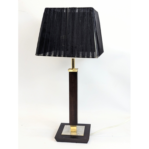 222 - A pair of Art Deco style table lamps. 46.5cm