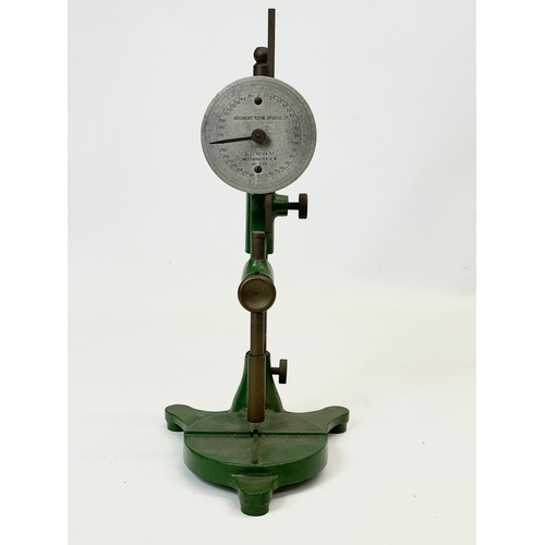 231 - A vintage Hutchinson’s Testing Apparatus LTD penetrometer. 31cm