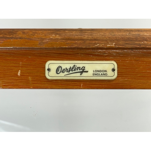 234 - A vintage Oertling LTD balance scales. Model 62FM. Serial 41129. 48 x 30 x 50cm