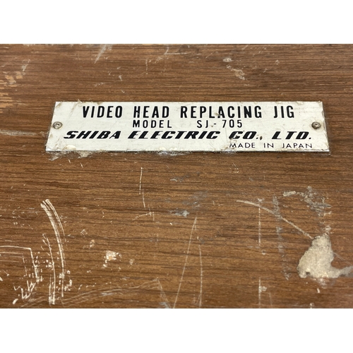 241 - A vintage Video Head Replacing Jig. Model SJ-705. Shiba Electric Co LTD. Japan.