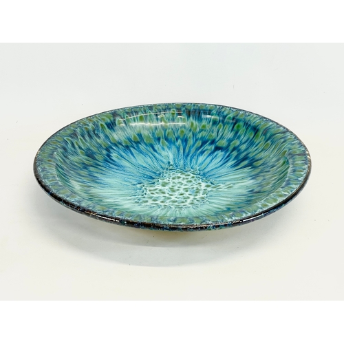 644 - A large Mid Century glazed centre piece bowl. 52 x 8cm