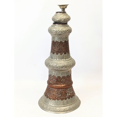 277 - A vintage Tibetan temple extending horn, or 