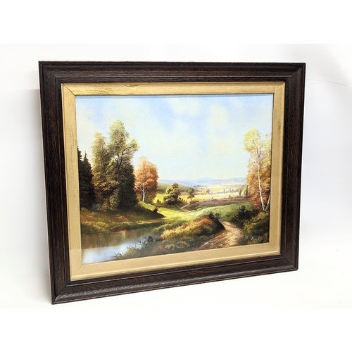 341 - An early 20th century print in oak frame. 63.5x53.5cm including frame