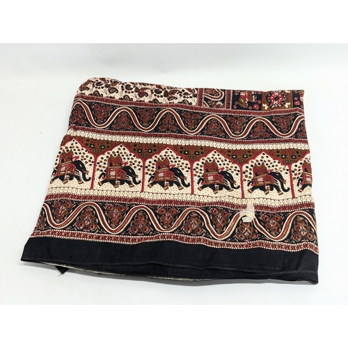 343 - A vintage Indian style throw