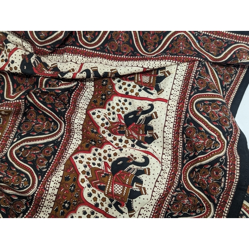 343 - A vintage Indian style throw