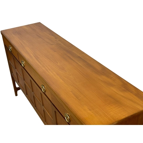 831 - A Nathan “Squares” Mid Century teak sideboard. 183 x 45.5 x 83.5cm