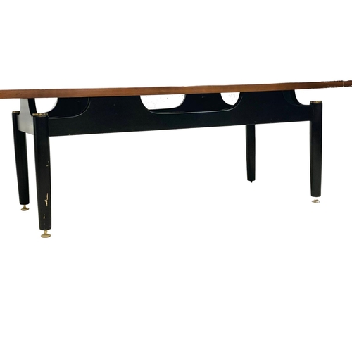 840 - A long G-Plan Librenza Mid Century coffee table. E.Gomme. 1950’s. 137.5 x 49.5 x 40cm