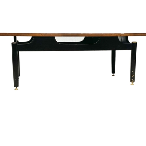 840 - A long G-Plan Librenza Mid Century coffee table. E.Gomme. 1950’s. 137.5 x 49.5 x 40cm