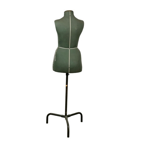 863 - A vintage Singer mannequin. 148cm