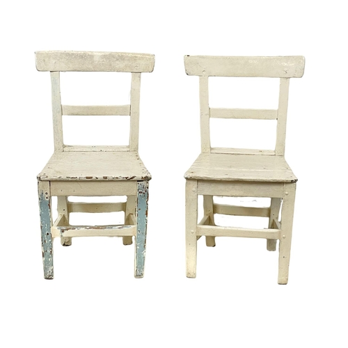 956 - A pair late Georgian chairs. Circa 1830-1840