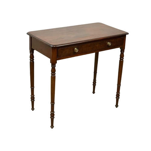 995 - A Victorian mahogany console table with drawer. 80 x 44 x 74cm