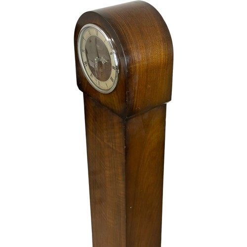 941 - A tall 1930’s Smiths granddaughter clock. 144cm