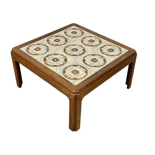 917 - 2 G-Plan Mid Century teak coffee tables, designed by Leslie Dandy. Largest 72 x 72 x 37cm