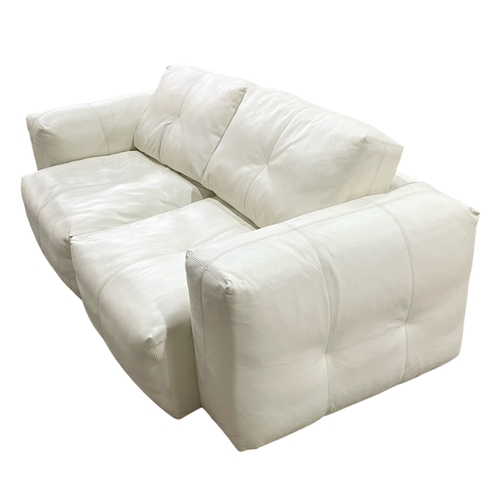 789A - A Danish leather sofa by BoConcept. 220cm