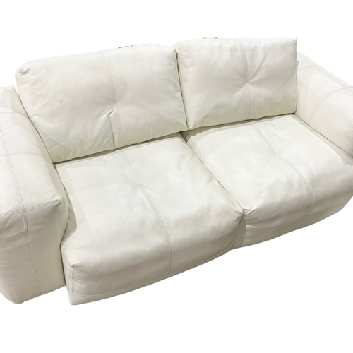 789A - A Danish leather sofa by BoConcept. 220cm