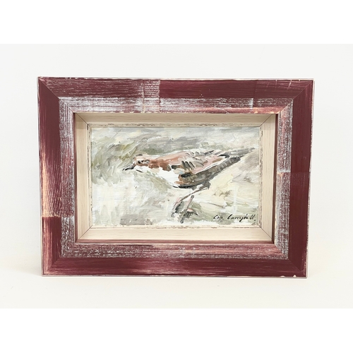 48 - An oil painting by Con Campbell. Titled ‘Dipper’ 34 x 25cm including frame.