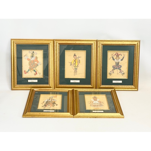 263 - A set of 5 ‘The Original Designes of the Bolshoi Nutcracker, 1919’ all Limited Editions of 559/5000.... 