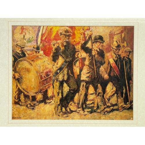 264 - A William Conor print. 51 x 43cm