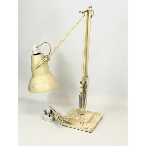 82 - A vintage Herbert Terry angle poise desk lamp. 81cm