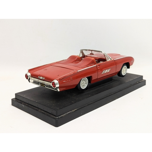 150 - A good quality model car, Anson 1963 Ford Thunderbird Roadster. 34cm