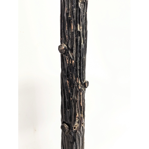 100 - A large late 19th century Black Forest cross. 65x99.5cm
