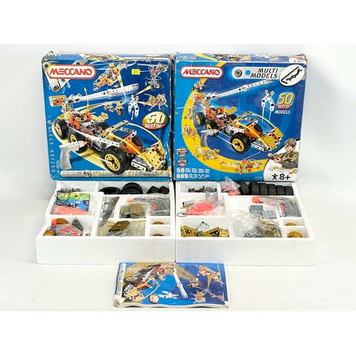 168 - 2 boxes of Meccano. Multi Models and Motion System.